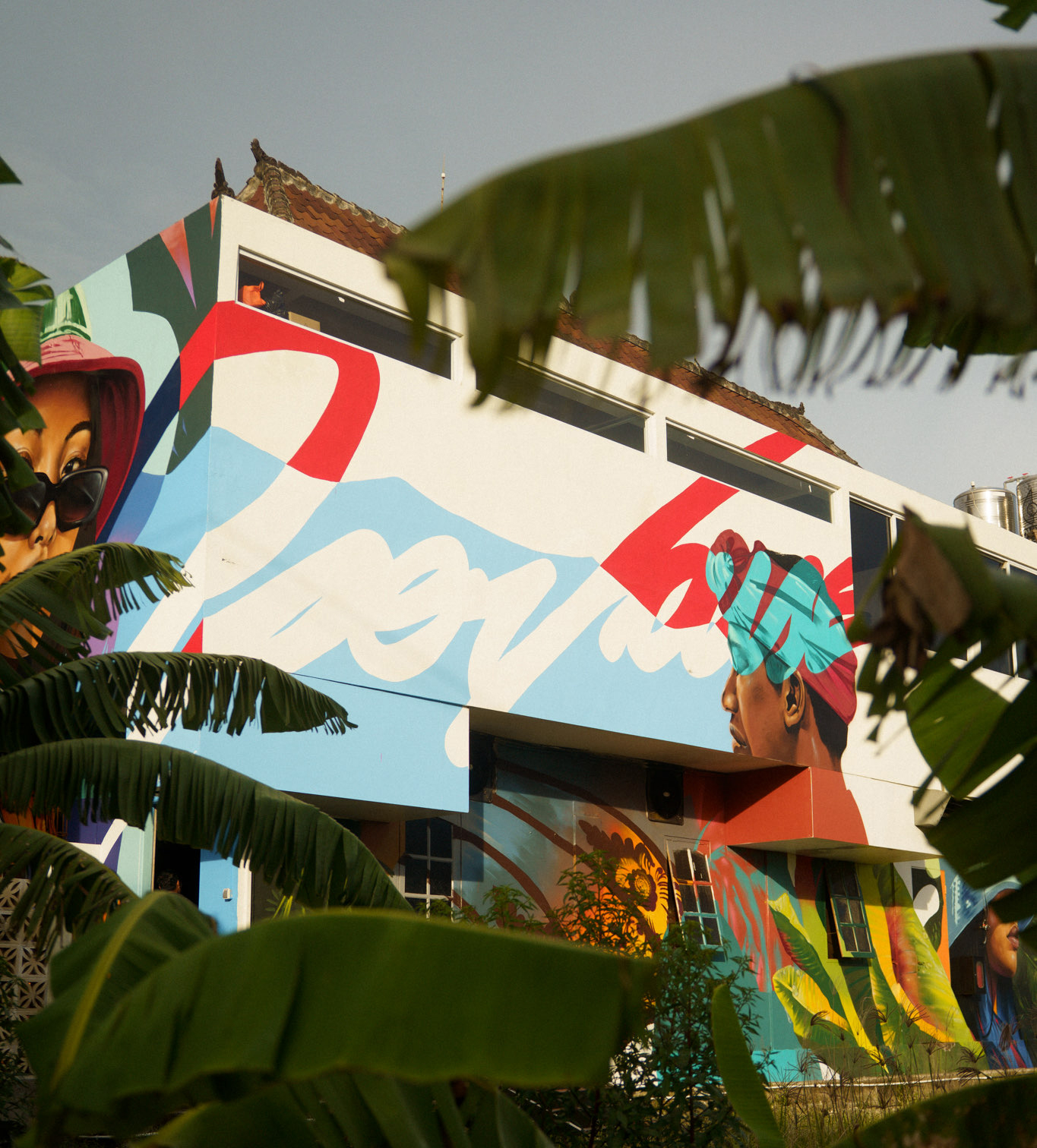 Openhouse Bali mural project by Gradient